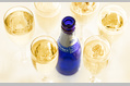 971_ - Blue Champagne Bottle